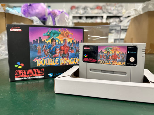 Super Double Dragon (SNES) Super Nintendo (PAL EUR) Game Cartridge with Box