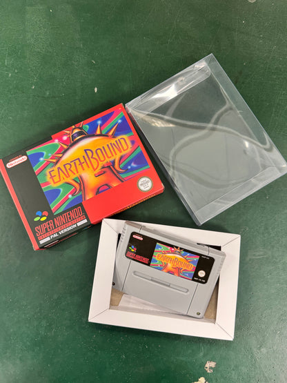 EarthBound SNES Super Nintendo PAL EUR Video Game Cartridge with Box