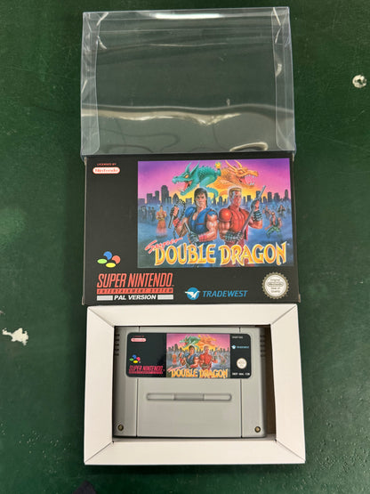 Super Double Dragon (SNES) Super Nintendo (PAL EUR) Game Cartridge with Box