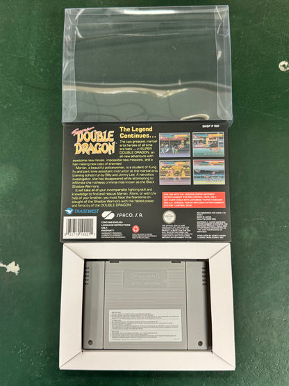 Super Double Dragon (SNES) Super Nintendo (PAL EUR) Game Cartridge with Box