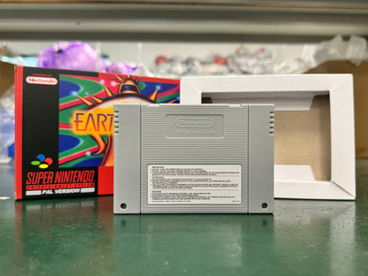 EarthBound SNES Super Nintendo PAL EUR Video Game Cartridge with Box