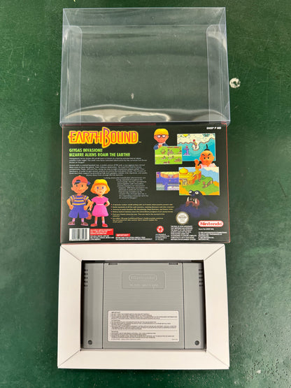 EarthBound SNES Super Nintendo PAL EUR Video Game Cartridge with Box