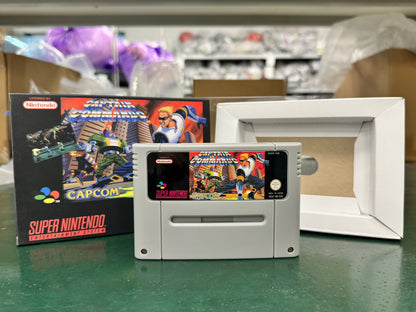 Captain Commando SNES Super Nintendo PAL EUR Video Game Cartridge with Box