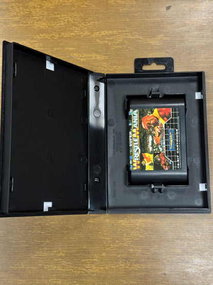 WWF WrestleMania SEGA Mega Drive 16-Bit Video Game Card with Box