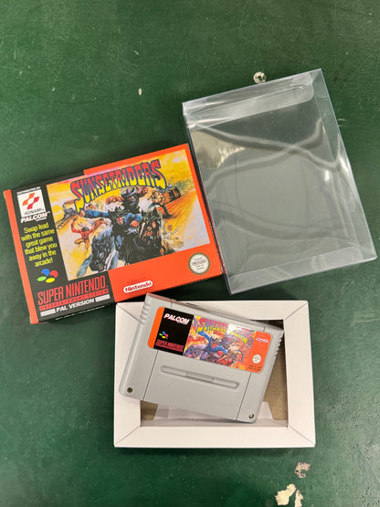 Sunset Riders SNES Super Nintendo PAL EUR Video Game Cartridge with Box