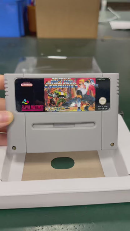 Captain Commando SNES Super Nintendo PAL EUR Video Game Cartridge with Box