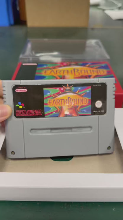 EarthBound SNES Super Nintendo PAL EUR Video Game Cartridge with Box